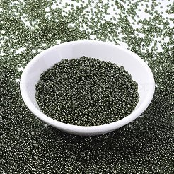 MIYUKIラウンドロカイユビーズ  日本製シードビーズ  11/0  （rr306)オリーブゴールド光沢  2x1.3mm  穴：0.8mm  約50000個/ポンド&nbsp;SEED-G007-RR0306
