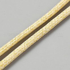Round Polyester Golde Metallic Cord&nbsp;OCOR-WH0003-052B
