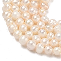 Natural Cultured Freshwater Pearl Beads Strands&nbsp;PEAR-L034-05
