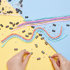 DIY Word Beaded Jewelry Making Finding Kit&nbsp;DIY-PH0010-70