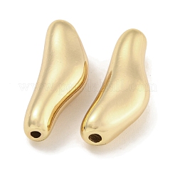 真鍮ビーズ  カドミウムフリー＆ニッケルフリー＆鉛フリー  ナゲット  18KGP本金メッキ  23x8x6mm  穴：1.7mm&nbsp;KK-Q820-30G