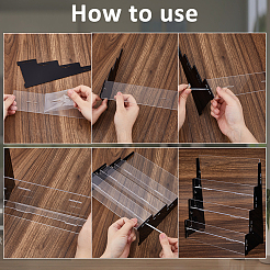 3-Tier Acrylic Display Riser Stands&nbsp;ODIS-WH0086-076B