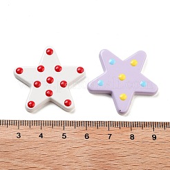 Colored Dots Opaque Resin Decoden Cabochons&nbsp;RESI-S04-04