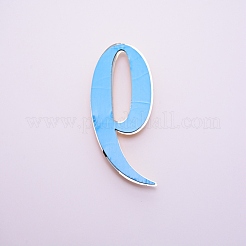 プラスチックとPVCの番号記号ラベル  ゴールド  NUM。9  9：67.5x44x8mm&nbsp;X-KY-WH0023-B09-02