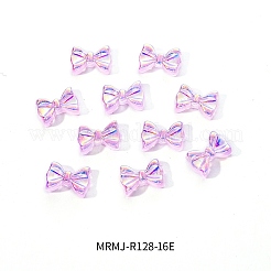 Electroplated Bowknot Resin Cabochons&nbsp;MRMJ-R128-16E