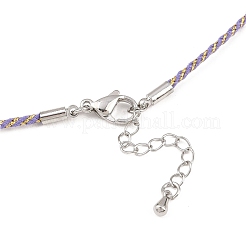 2MM Nylon Braided Cord Necklace Making&nbsp;MAK-A019-02P-17