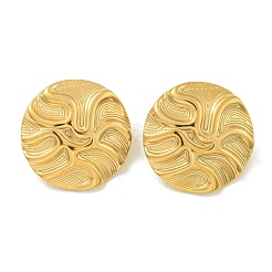 Ion Plating(IP) 304 Stainless Steel Stud Earrings&nbsp;EJEW-G400-27G