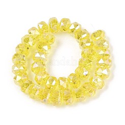Electroplate Transparent Glass Beads Strands&nbsp;EGLA-N022-04A-D19