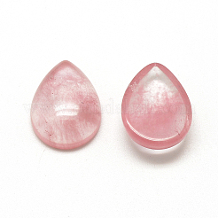 Watermelon Stone Glass Cabochons&nbsp;G-R417-10x14-40