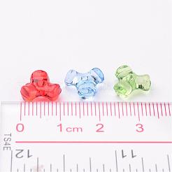Transparent Acrylic Plastic Tri Beads for Christmas Ornaments Making&nbsp;X-PL699M