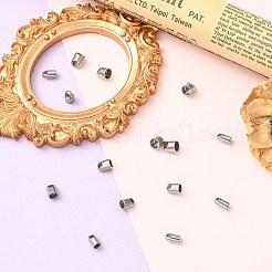 15Pcs 3 Styles 303 Stainless Steel Cord End/Tips&nbsp;STAS-CJ0003-37