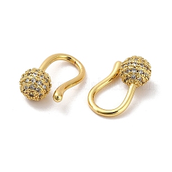 Rack Plating Brass Micro Pave Cubic Zirconia Dangle Earring&nbsp;EJEW-C086-15G