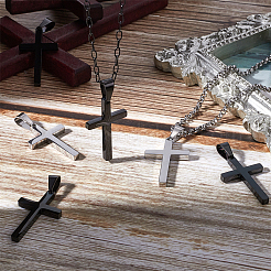 8Pcs 2 Colors 304 Stainless Steel Pendants&nbsp;STAS-SC0009-39