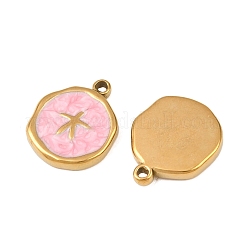 304 Stainless Steel Enamel Pendants&nbsp;STAS-P425-01G-02