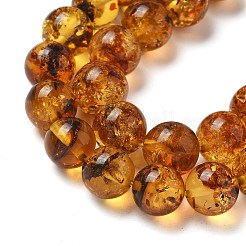 Natural Amber Beads Strands&nbsp;G-K387-D02-02