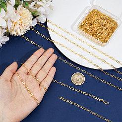 11.25M Brass Paperclip Chains&nbsp;CHC-BC0001-27G