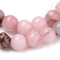 Natural Cherry Blossom Jasper Beads Strands&nbsp;G-Q462-63-8mm