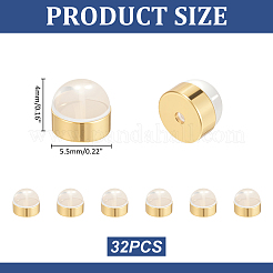 32Pcs Brass Ear Nuts&nbsp;KK-ME0003-62G