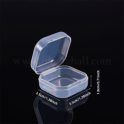 Square Plastic Bead Storage Containers&nbsp;CON-FS0001-10