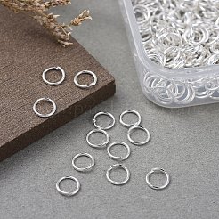 鉄オープン丸カン  ラウンド  銀  21ゲージ  6x0.7mm  内径：5mm  約400個/箱&nbsp;IFIN-YW0001-08S