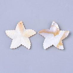Freshwater Shell Pendants&nbsp;SSHEL-Q297-25