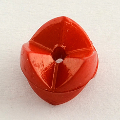 不透明なアクリルビーズ  ミックスカラー  9.5x7mm  穴：2mm  約1800個/500g&nbsp;SACR-Q099-M49