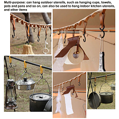 AHADEMAKER 4Pcs 2 Colors PU Imitation Leather Hook Hangers&nbsp;AJEW-GA0004-42