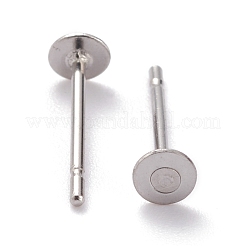 Non-Tarnish 304 Stainless Steel Stud Earring Findings&nbsp;STAS-J031-08