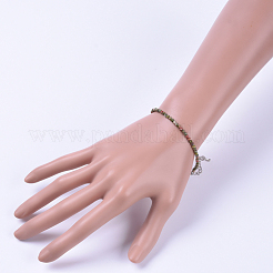 Natural Unakite Bead Bracelets&nbsp;BJEW-JB04555-04