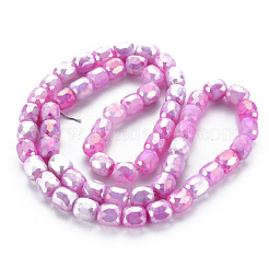 Opaque Baking Paint Glass Beads Strands&nbsp;EGLA-N006-008-B06