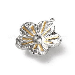 304 Stainless Steel Pendant Rhinestones Settings&nbsp;STAS-Z146-01GP