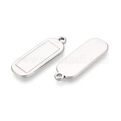 304 Stainless Steel Pendant Cabochon Settings&nbsp;STAS-N108-64P