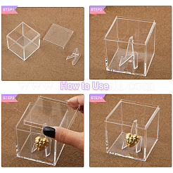 6Pcs Acrylic Commemorative Coin Display Stand&nbsp;ODIS-CA0001-16
