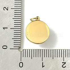 イオンプレーティング(IP) 304 ステンレススチール パヴェ シェル パール ハーフラウンド チャーム 丸カン付き  14KGP本金メッキ  13.5x11.5x5.5mm  穴：2.8mm&nbsp;FIND-Z028-37G