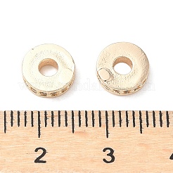 Brass Micro Pave Cubic Zirconia Spacer Beads&nbsp;KK-A254-27KCG