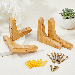 L-shape Wooden Floating Shelf Bracket&nbsp;FIND-WH0199-415