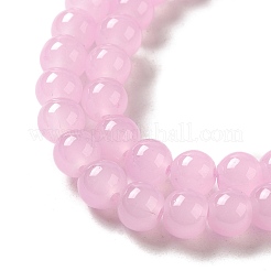 Imitation Jade Glass Beads Strands&nbsp;DGLA-S076-6mm-22