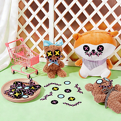 180Pcs 5 Styles Felt Craft Doll Decorations&nbsp;DIY-NB0016-20