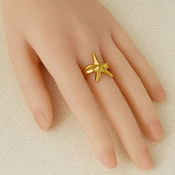 304 Stainless Steel Cuff Open Rings for Women&nbsp;MO3079-2