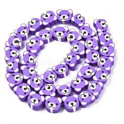 Handmade Polymer Clay Bead Strands&nbsp;CLAY-S096-004-01D