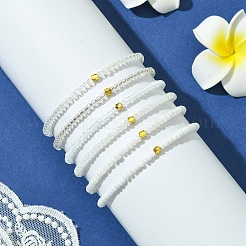 Glass Seed Beaded Stretch Bracelet Sets&nbsp;BJEW-MZ00101-02