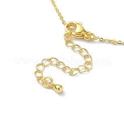 Clear Cubic Zirconia Sun Pendant Necklace with Cable Chains&nbsp;NJEW-JN04294