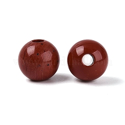 天然石レッドジャスパービーズ  ラウンド  12x11~11.5mm  穴：3mm&nbsp;G-Q602-08C-16