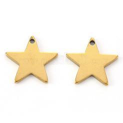 PVD Vacuum Plating 304 Stainless Steel Charms&nbsp;STAS-N092-67G
