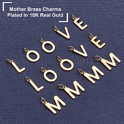 14Pcs 5 Style Brass Charms&nbsp;KK-AR0003-64