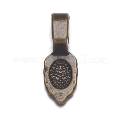 Tibetan Style Pendant Bails&nbsp;MAB3357Y