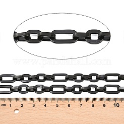 201 Stainless Steel Oval Link Chains&nbsp;CHS-F024-02B-EB