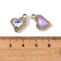UV Plating Alloy Glass Pendants&nbsp;FIND-K032-24G
