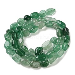 Natural Green Strawberry Quartz Beads Strands&nbsp;G-C268-A01-8x10mm