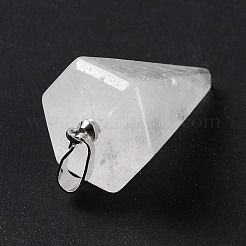 Natural Quartz Crystal Pendants&nbsp;G-F714-02F